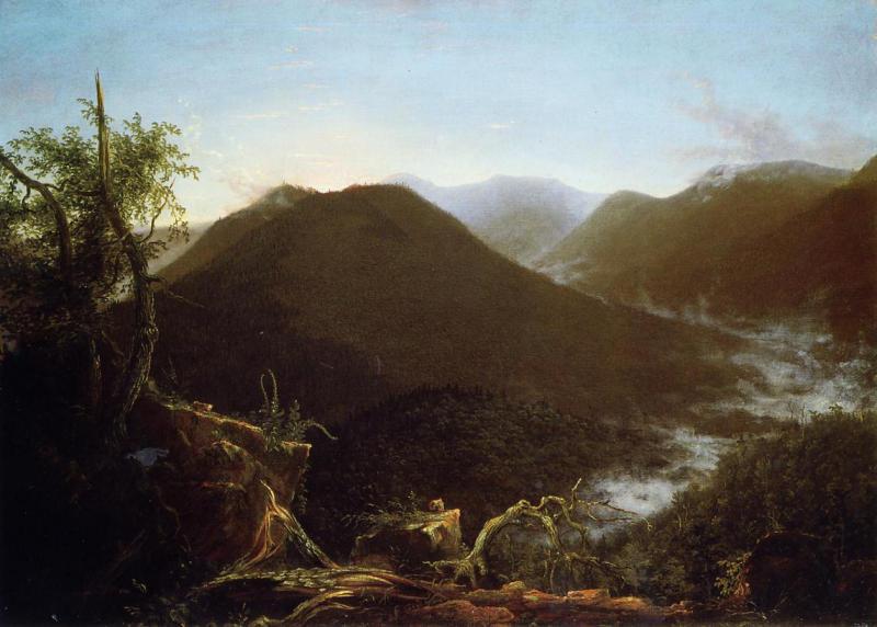 Thomas Cole Sunrise in the  Catskill Sweden oil painting art